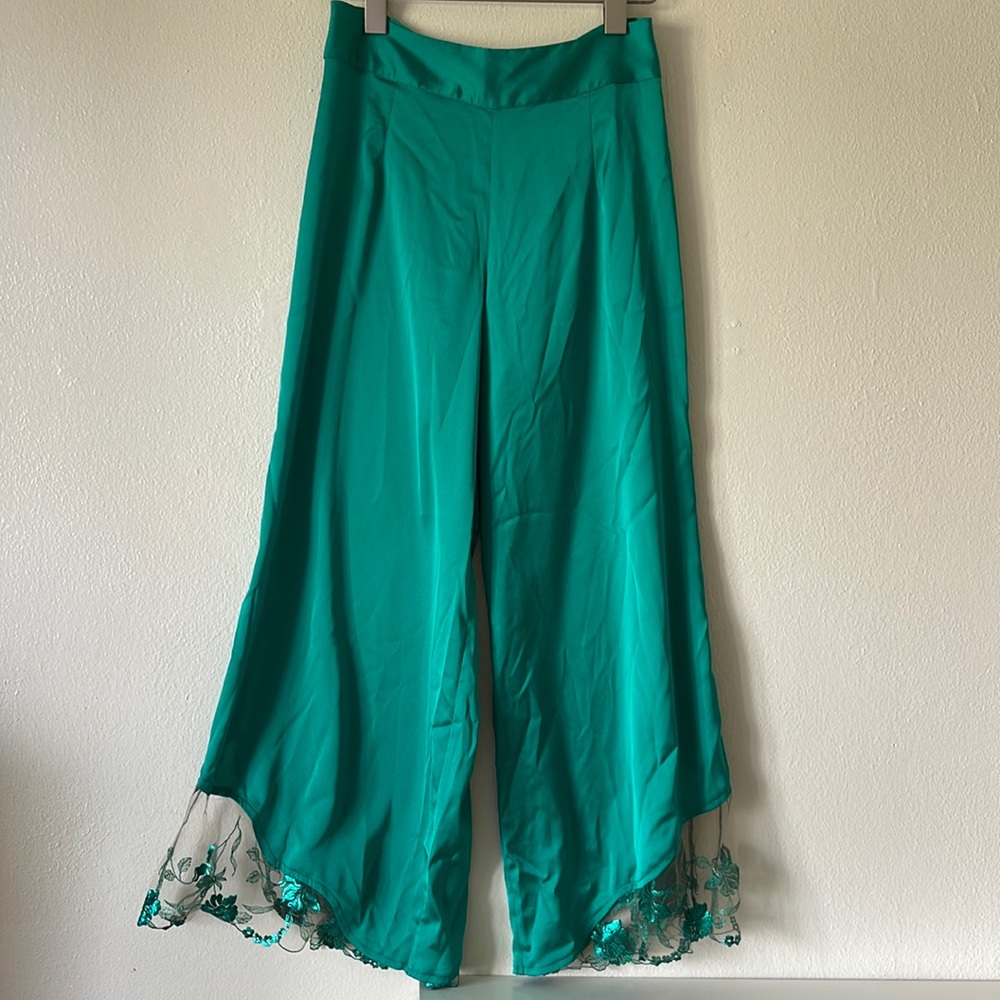 Honey Birdette Whitney long pants green size small